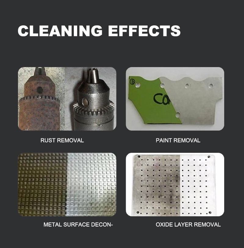 200w Handheld Laser Cleaning Machine For Metals cleaning effects 200w Handheld Laser Cleaning Machine For Metals cleaning effects