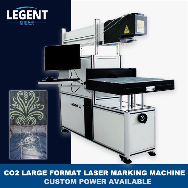 Dynamic RF Large Format CO2 Wooden Sheet Leather Cloth Cutting Laser Engraving Custom Marking Machine